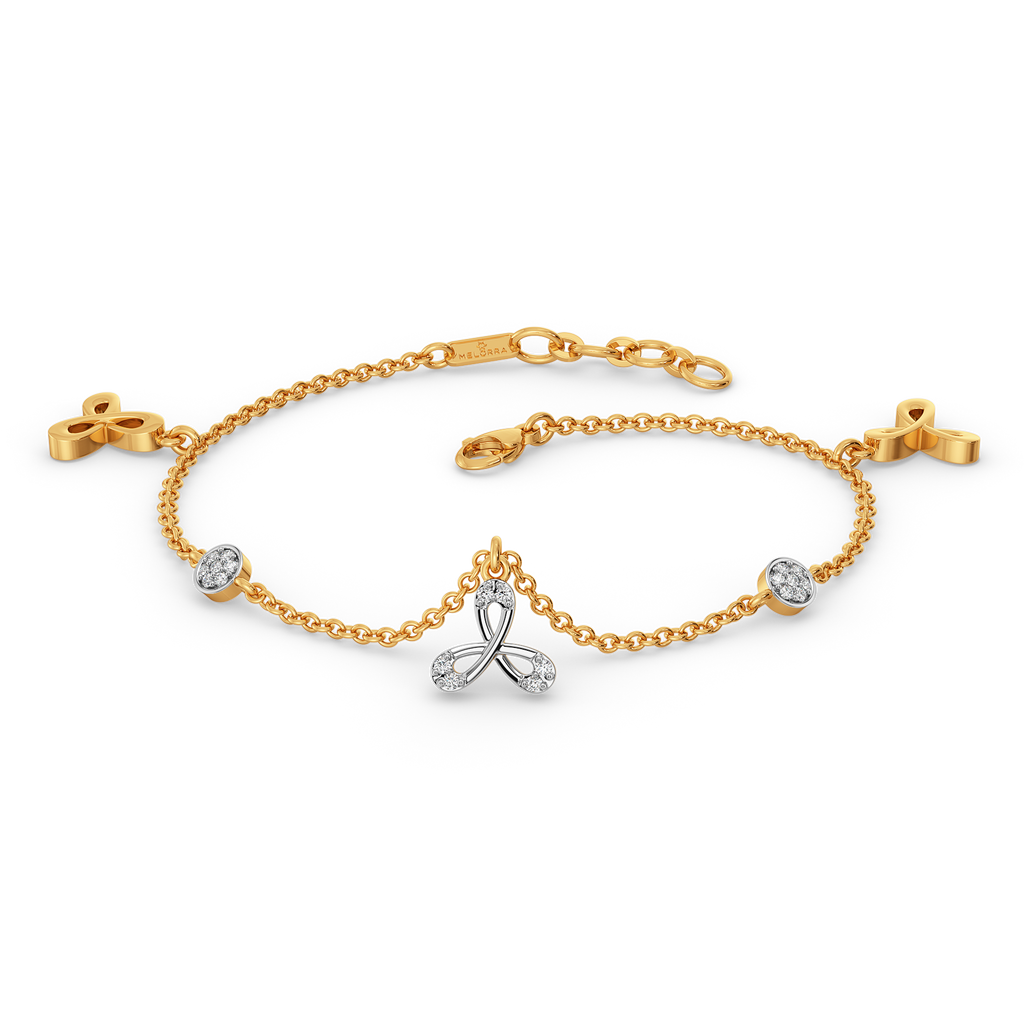 In a Abstract World Diamond Bracelets