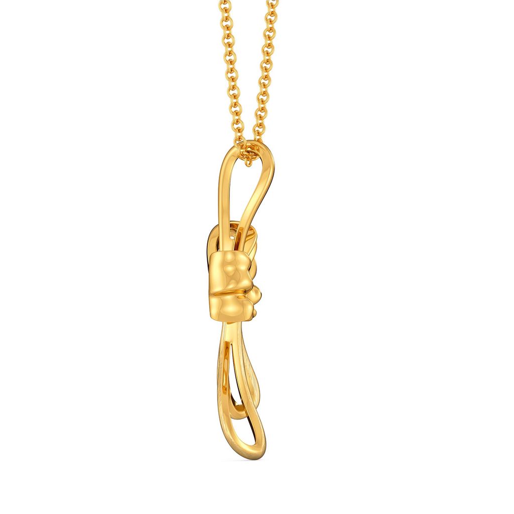 Joy of Bows Gold Pendants