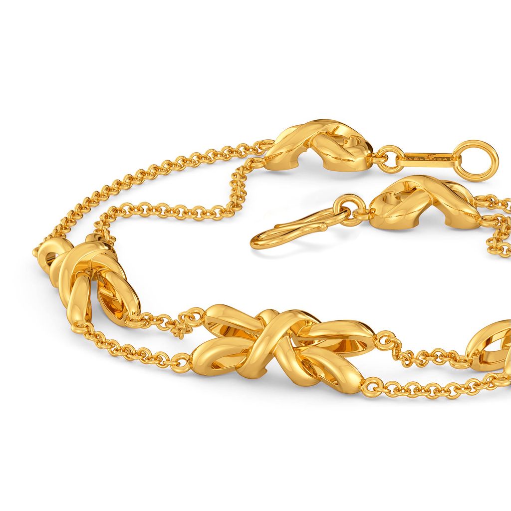 Bow Delight Gold Bracelets