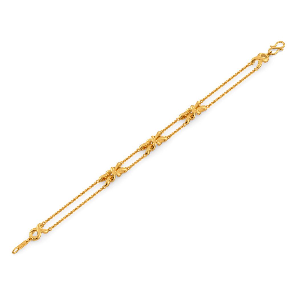 Bow Delight Gold Bracelets