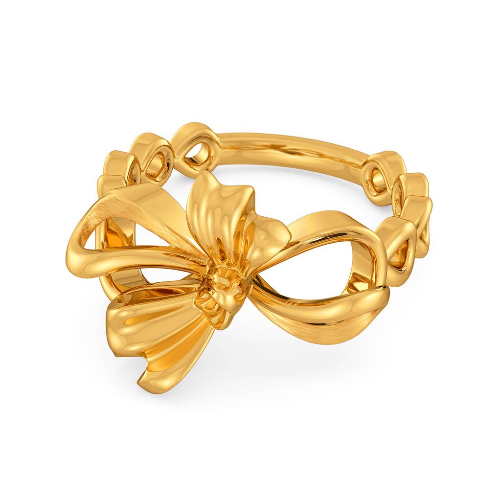 Breezy Bows Gold Rings alternate view 3