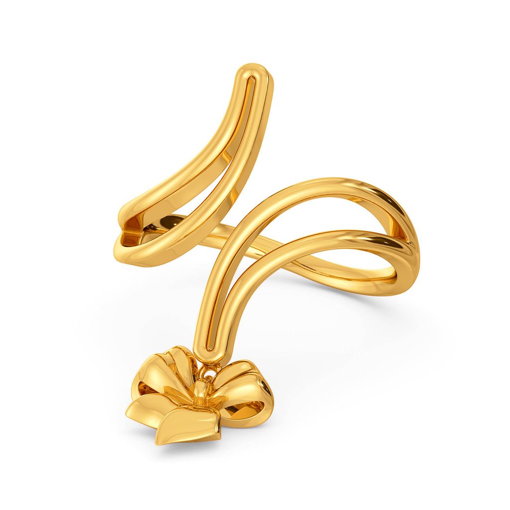 Bows to Remember Gold Rings alternate view 3