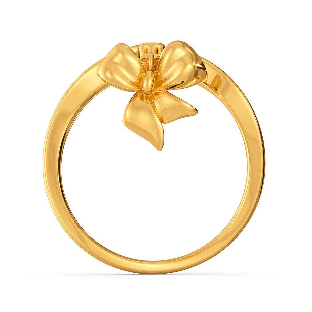 Bows to Remember Gold Rings image