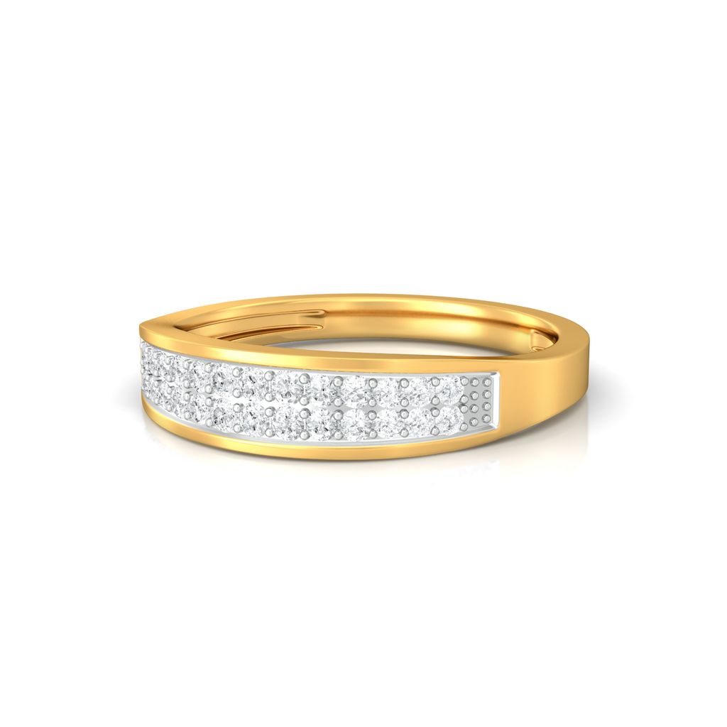 Frost on Gold Diamond Rings image