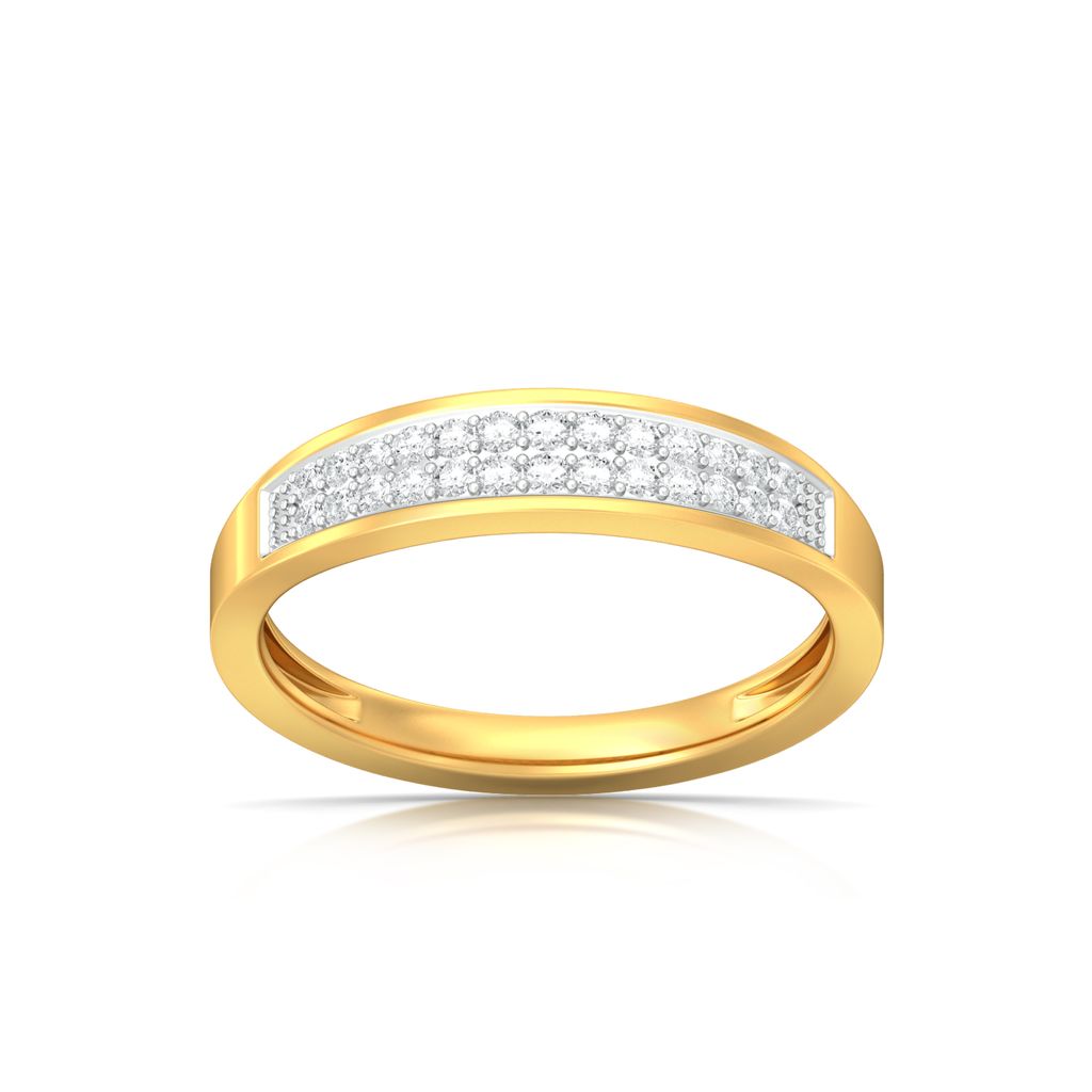 Frost on Gold Diamond Rings alternate view 3
