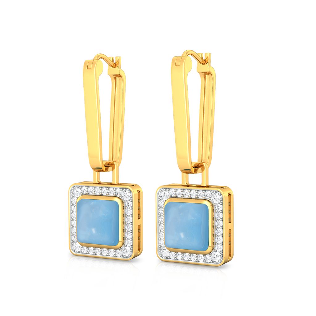 Arctic Blues Diamond Earrings