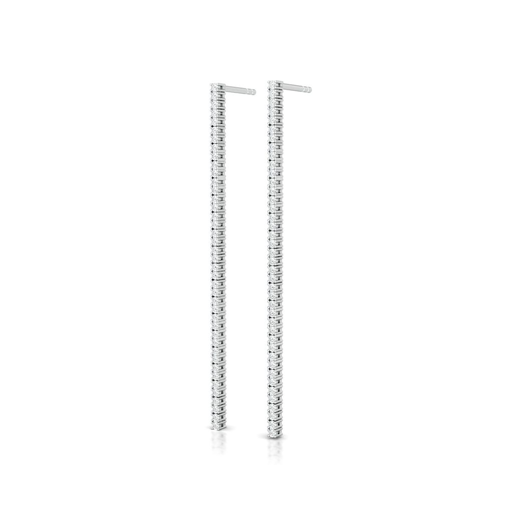 Shimmer Strands Diamond Earrings