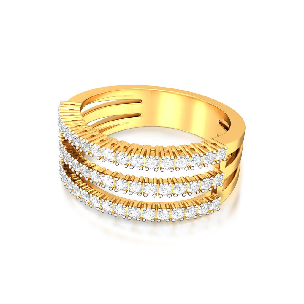 Shimmer Strands Diamond Rings image