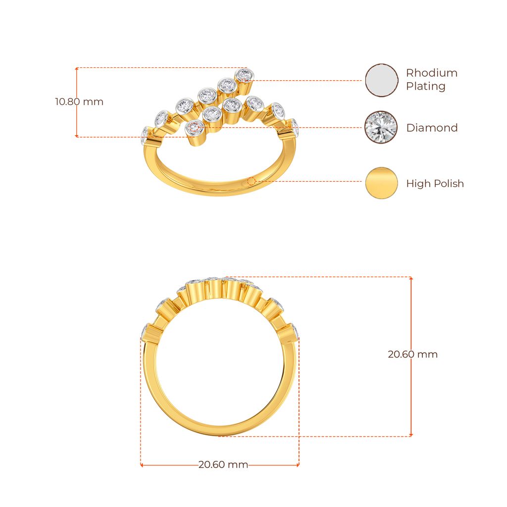 Wide N Comfy Diamond Rings image