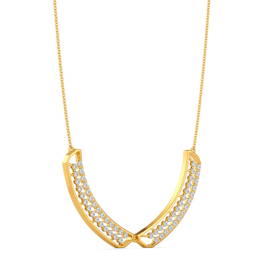 Slack Mode Diamond Necklaces