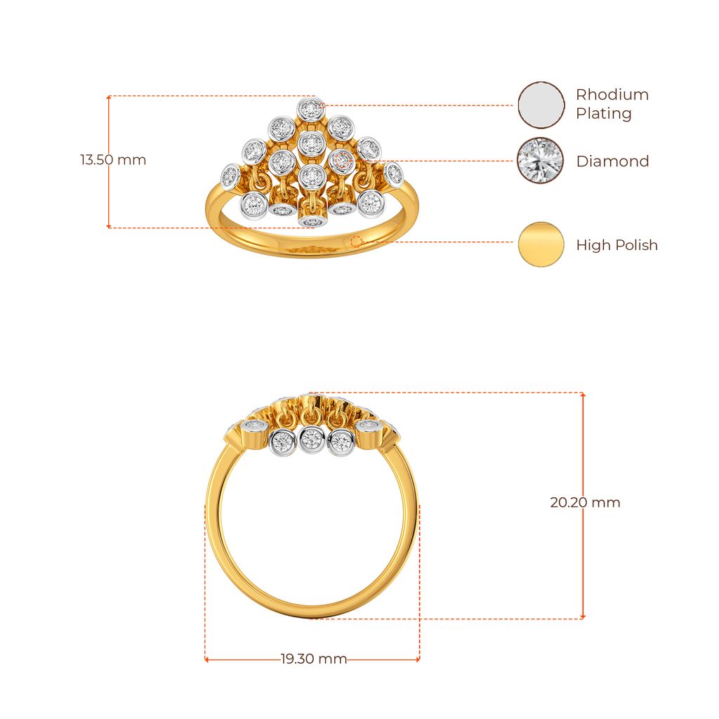 Donna Dapper Diamond Rings image