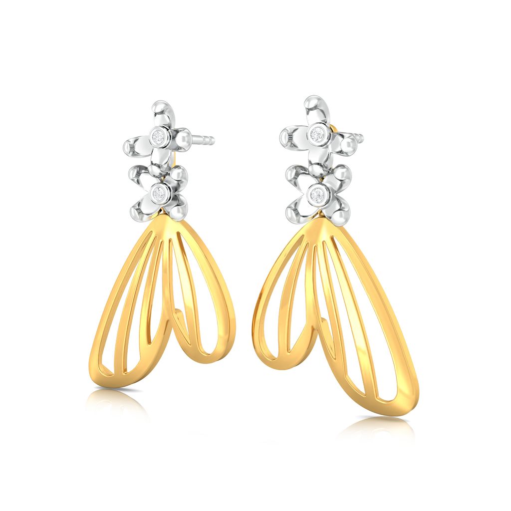Wings of Grace Diamond Earrings