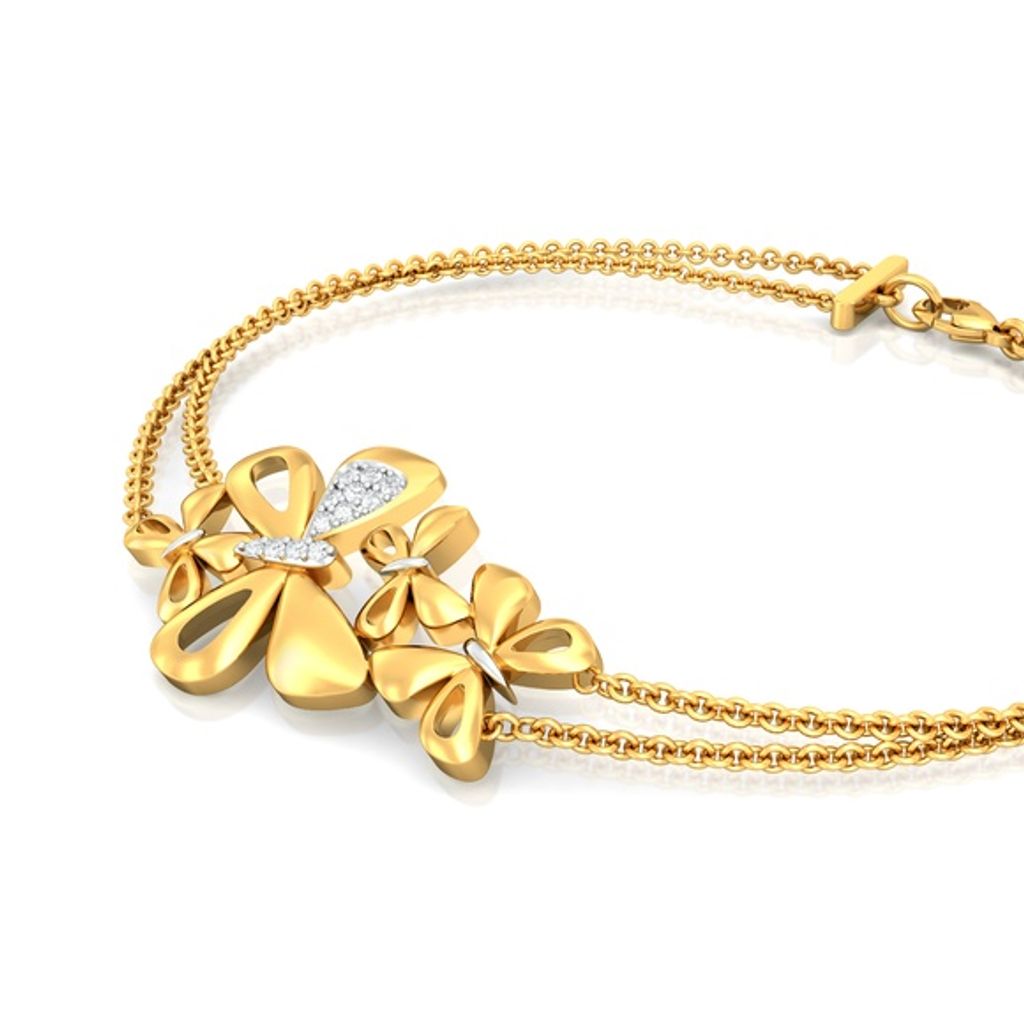 Flirty Flutters Diamond Bracelets