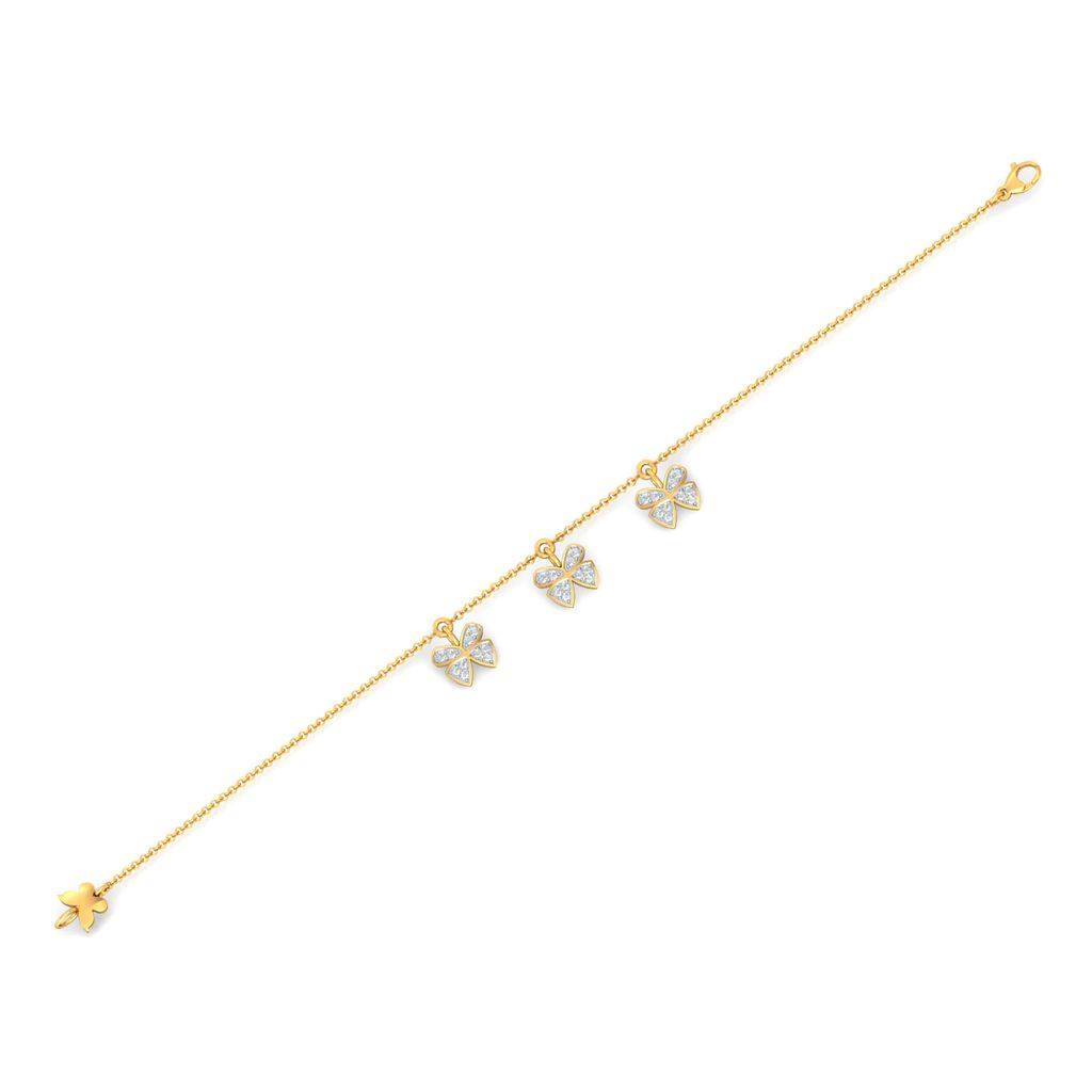 Open Wings Diamond Bracelets
