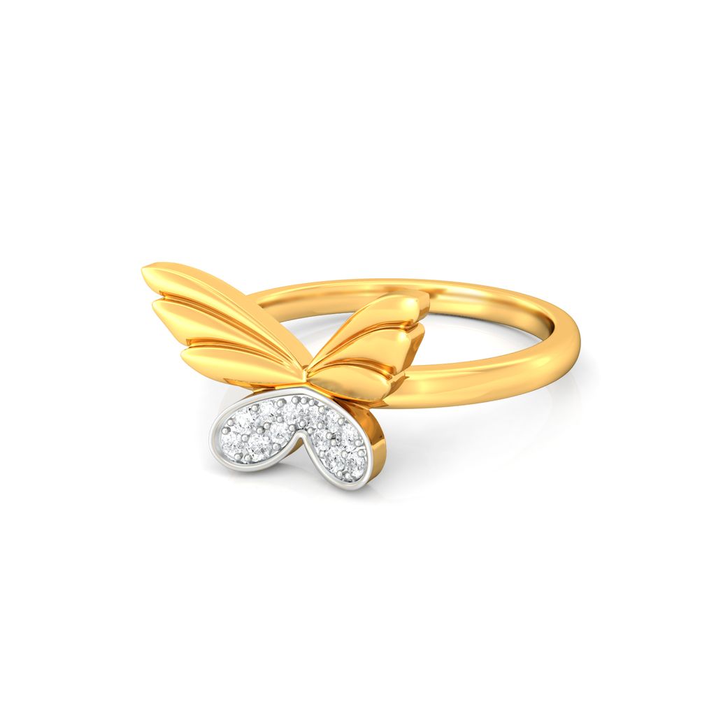 Dreams in Wings Diamond Rings alternate view 3