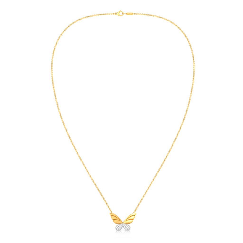 Dreams in Wings Diamond Necklaces