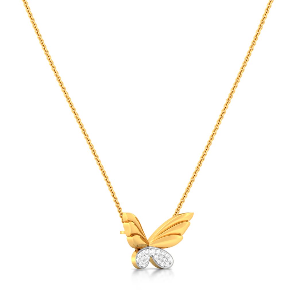 Dreams in Wings Diamond Necklaces
