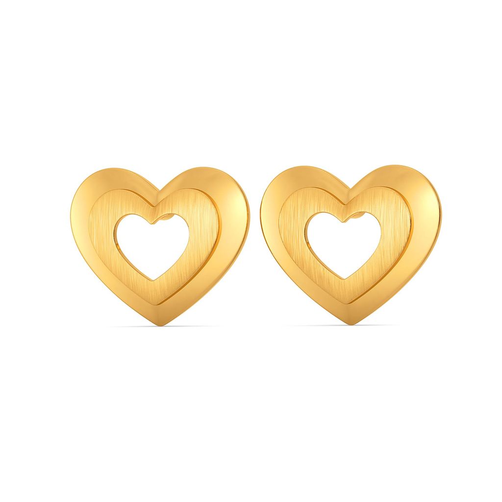 Mon Amour Gold Earrings