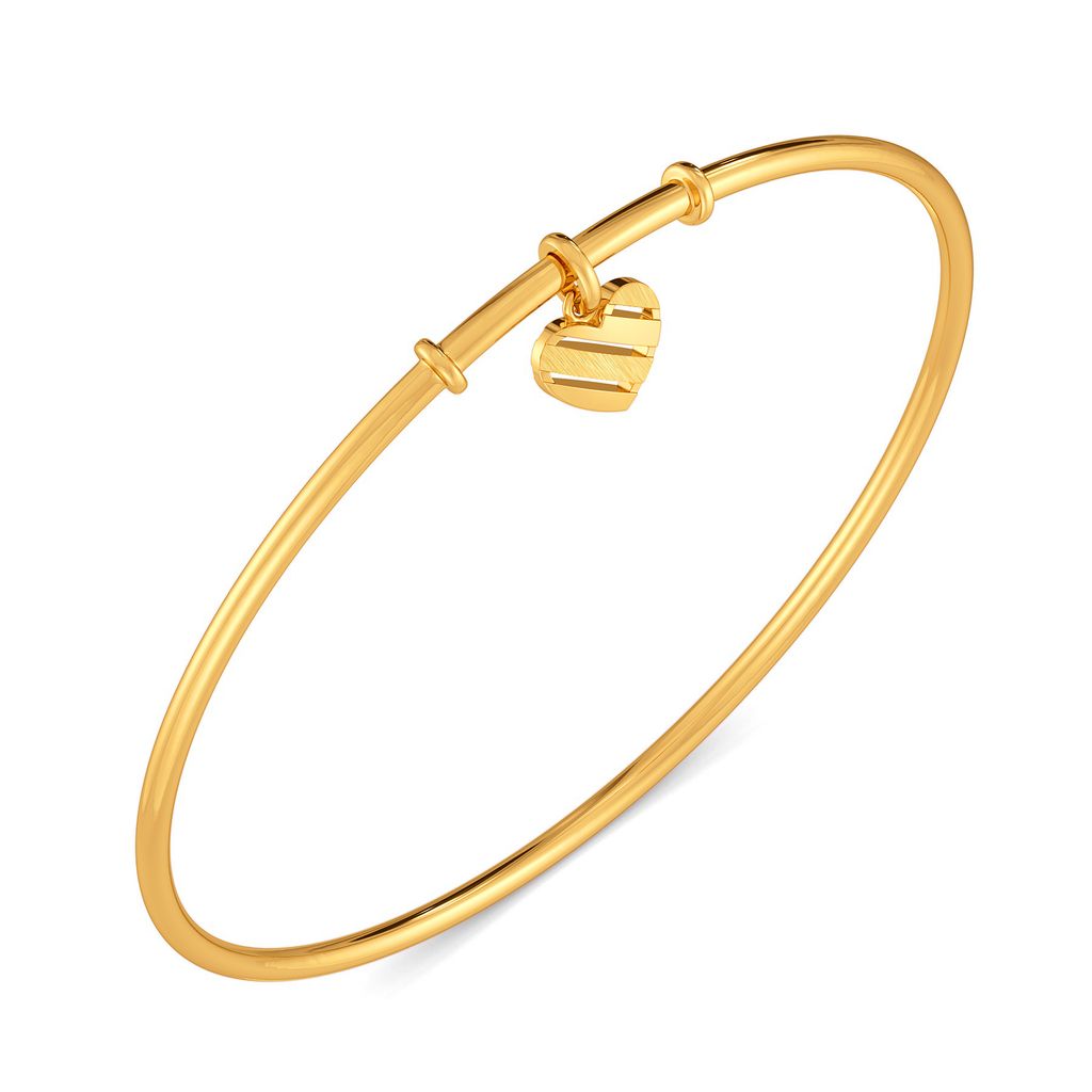 Amour Minimal Gold Bangles