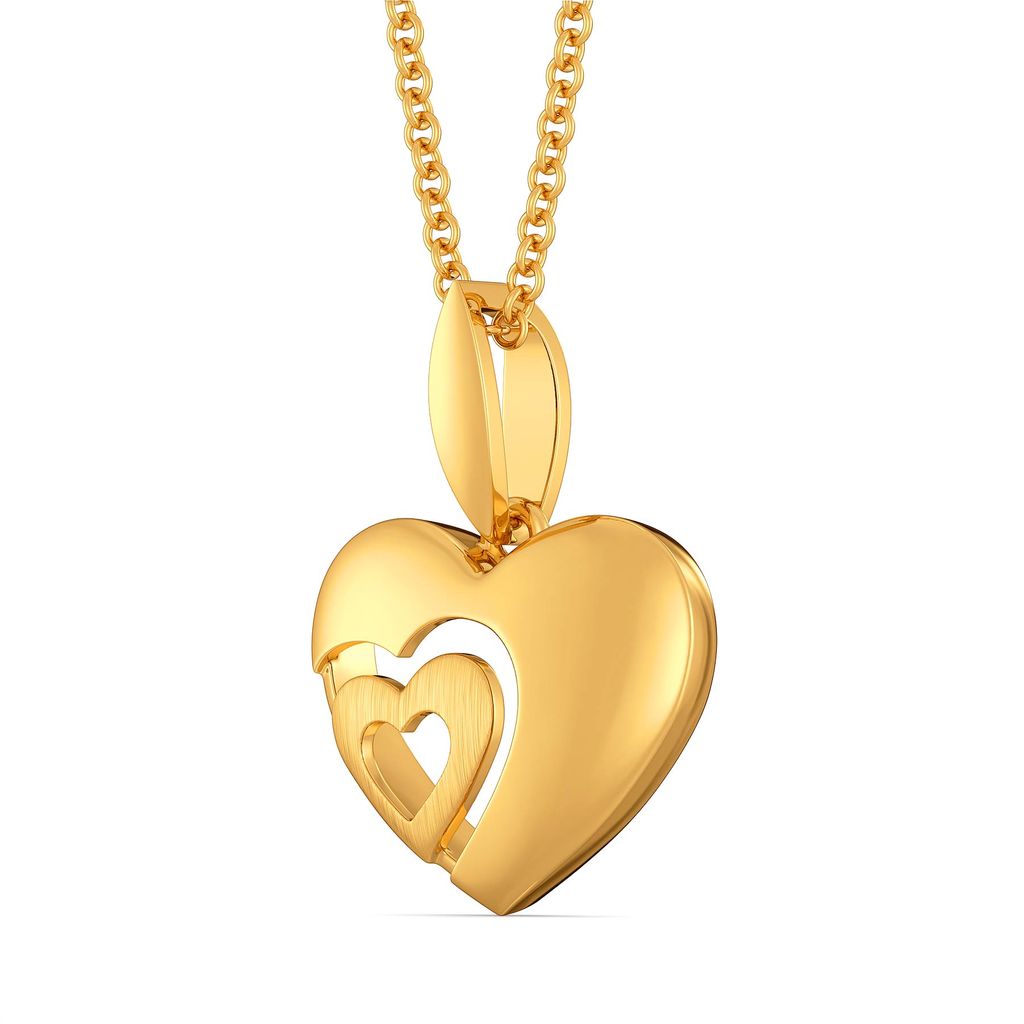 Poised Paramour Gold Pendants