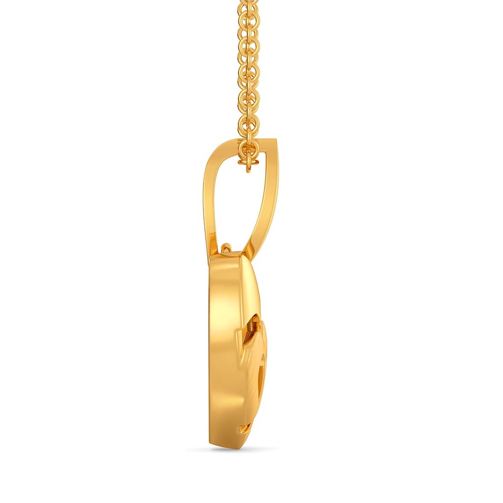 Poised Paramour Gold Pendants