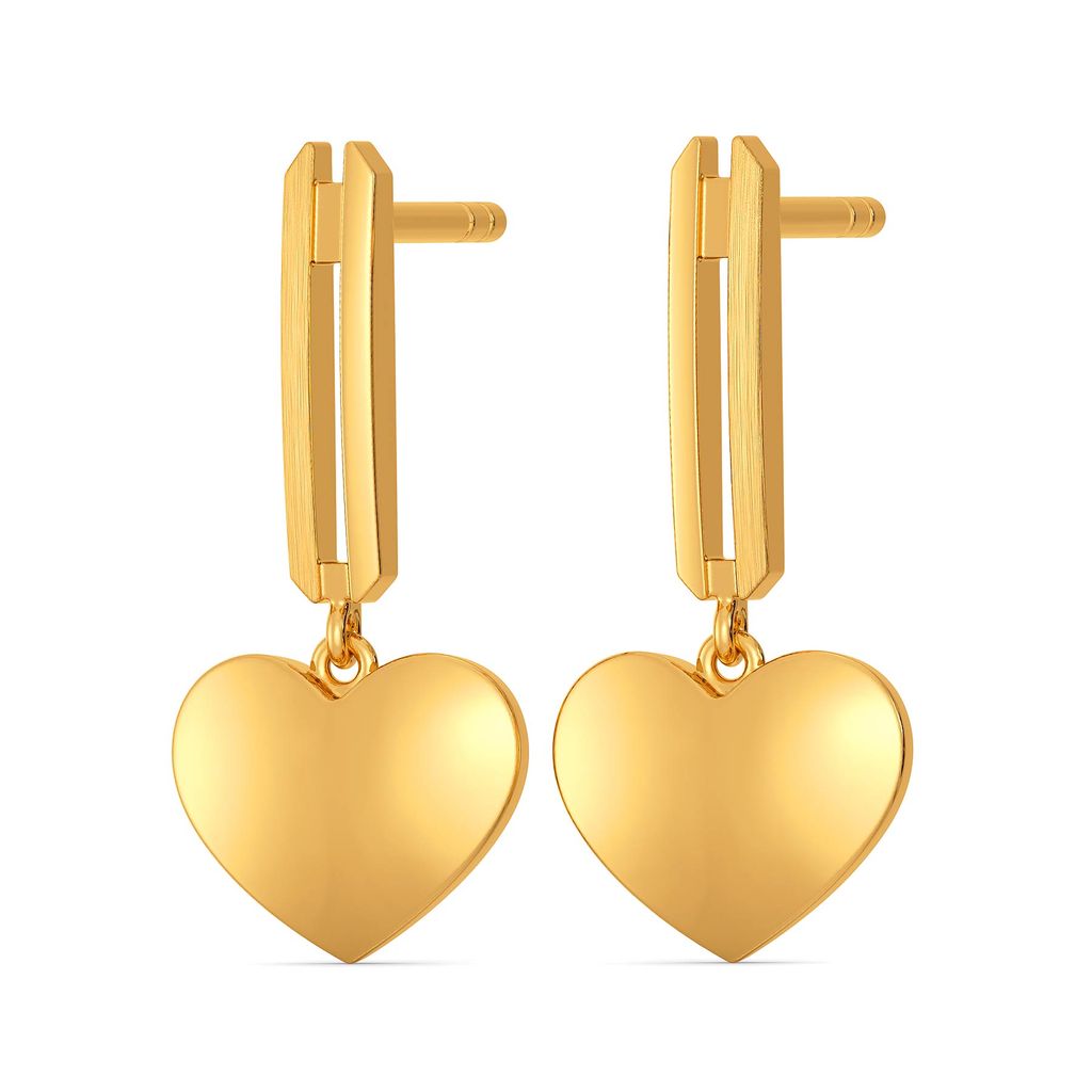 Pont des Arts  Gold Earrings