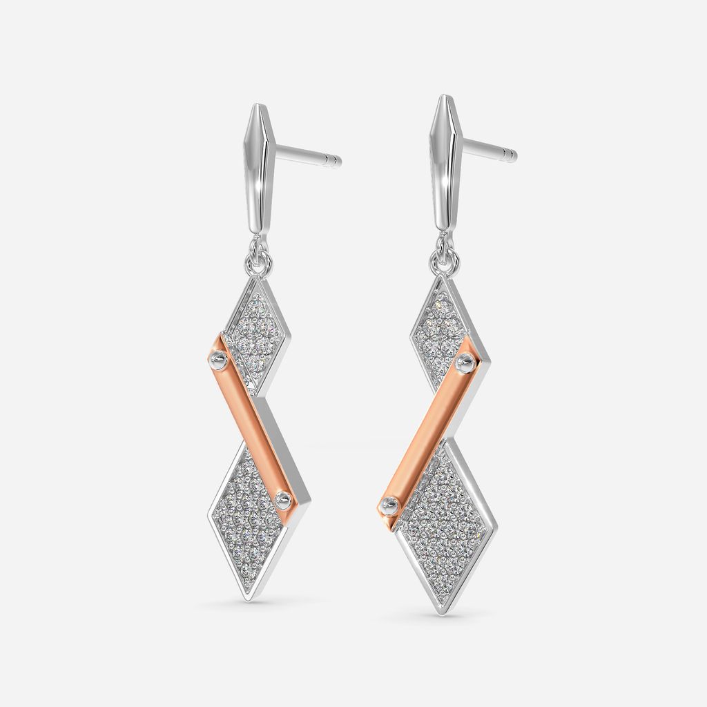 Leather Love Diamond Earrings