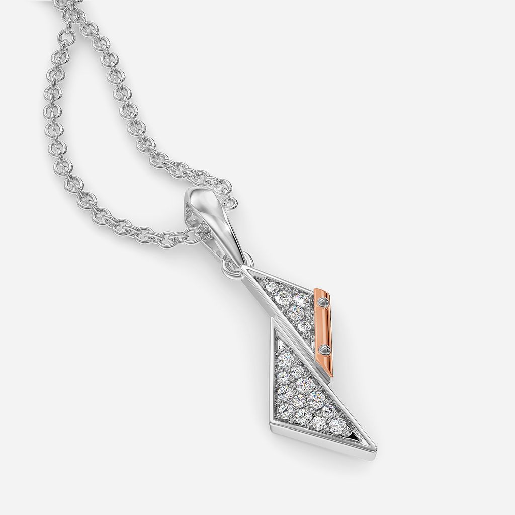 Leather Love Diamond Pendants