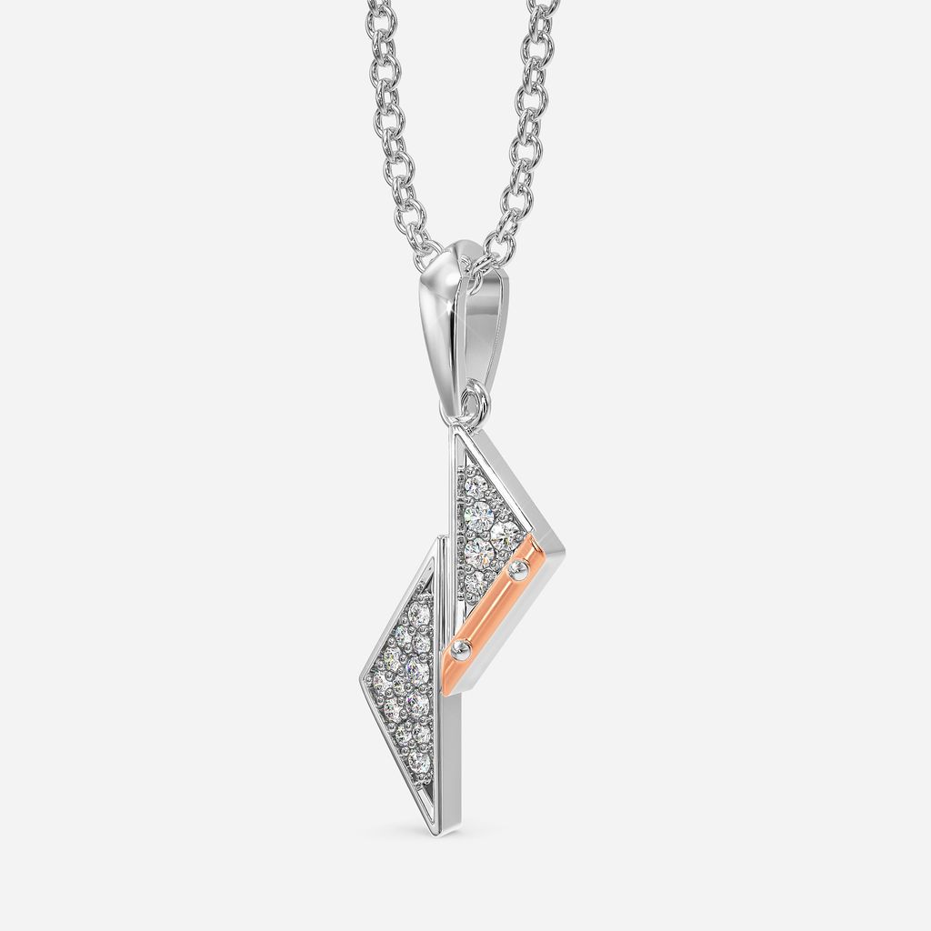 Leather Love Diamond Pendants