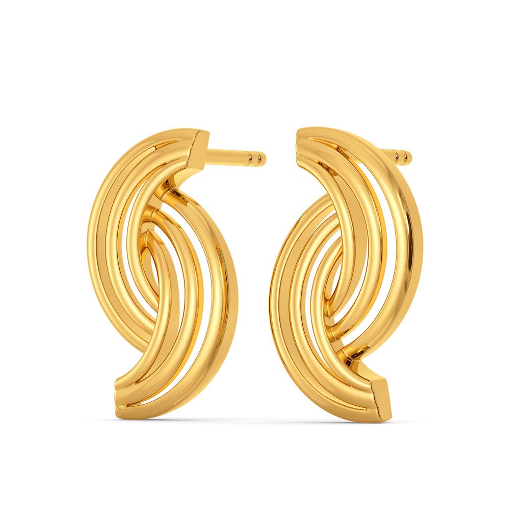 Dapper Dressed Gold Earrings