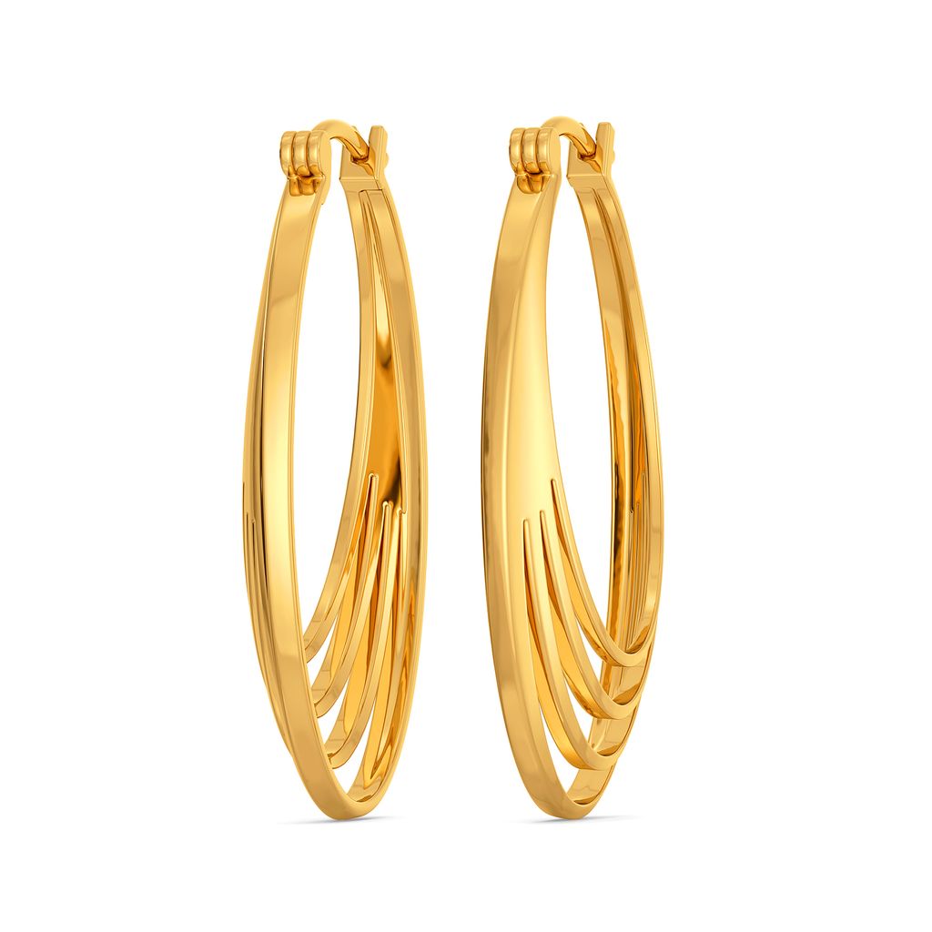 Chic Play Gold Earrings