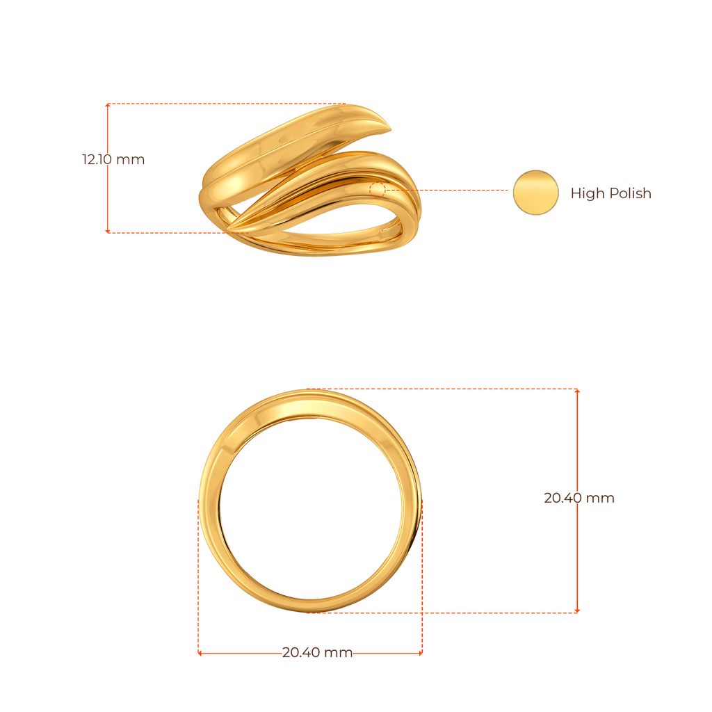 Cozy Cuts Gold Rings image
