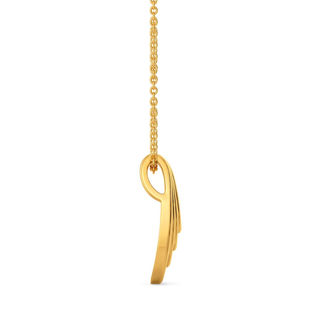 Back Tracks Gold Pendants