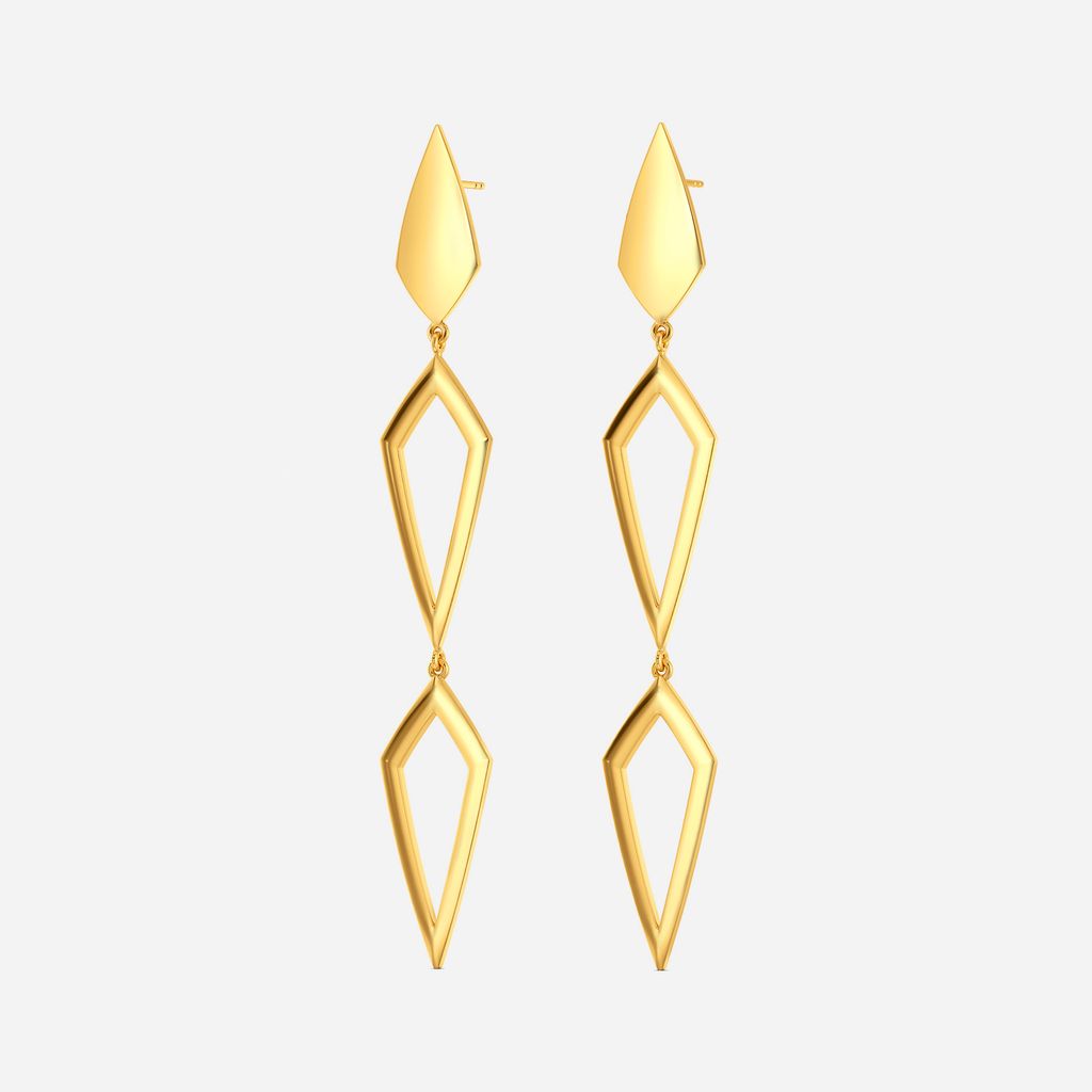 Curves on Fleek Gold Earrings