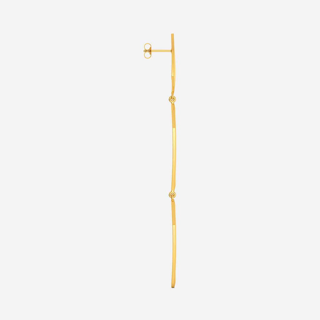 Curves on Fleek Gold Earrings