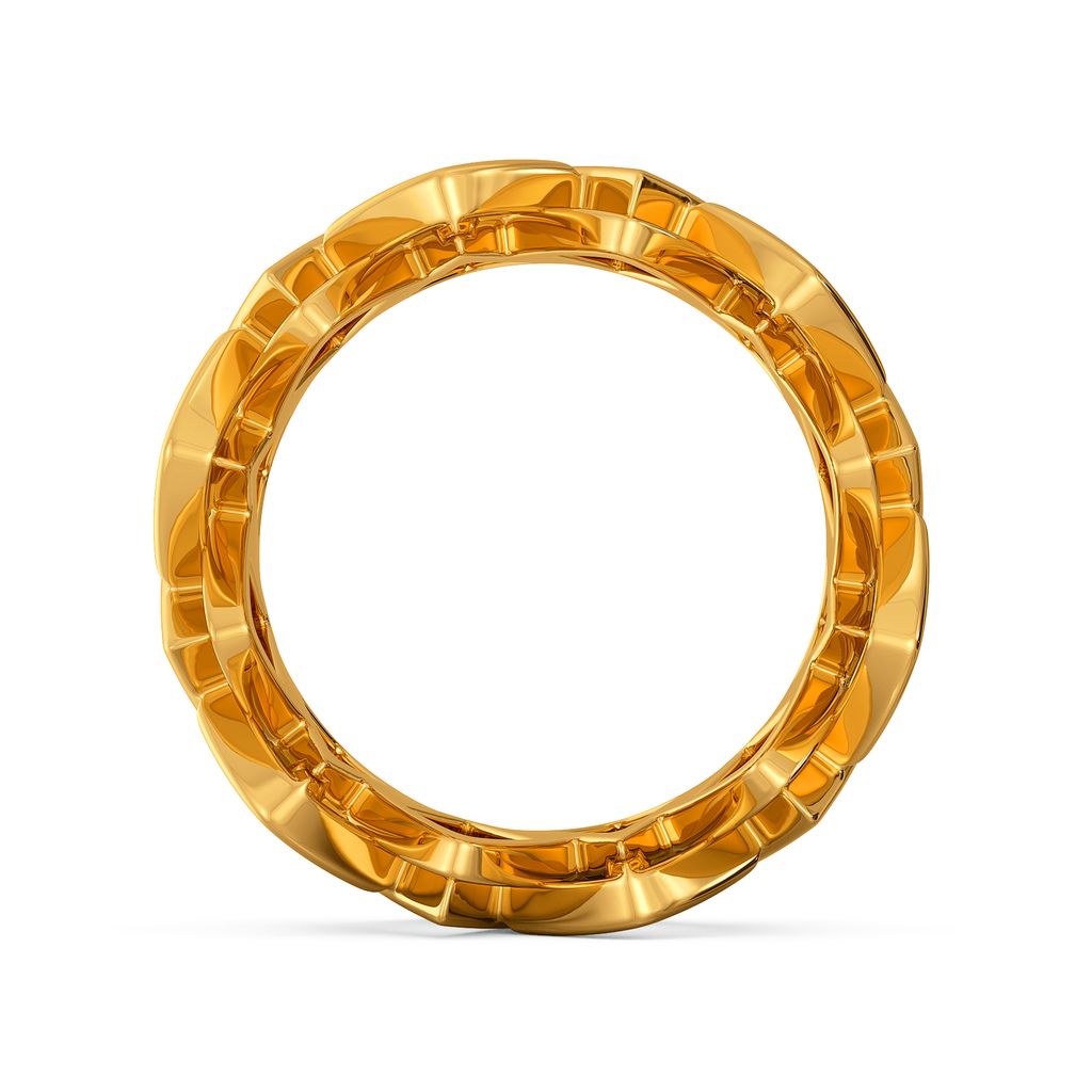 Curves on Fleek Gold Rings image