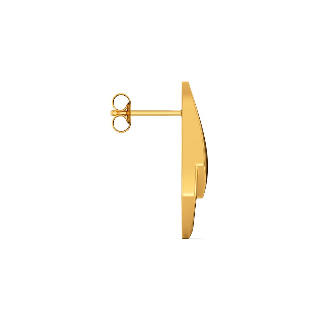 Curves on Fleek Gold Earrings