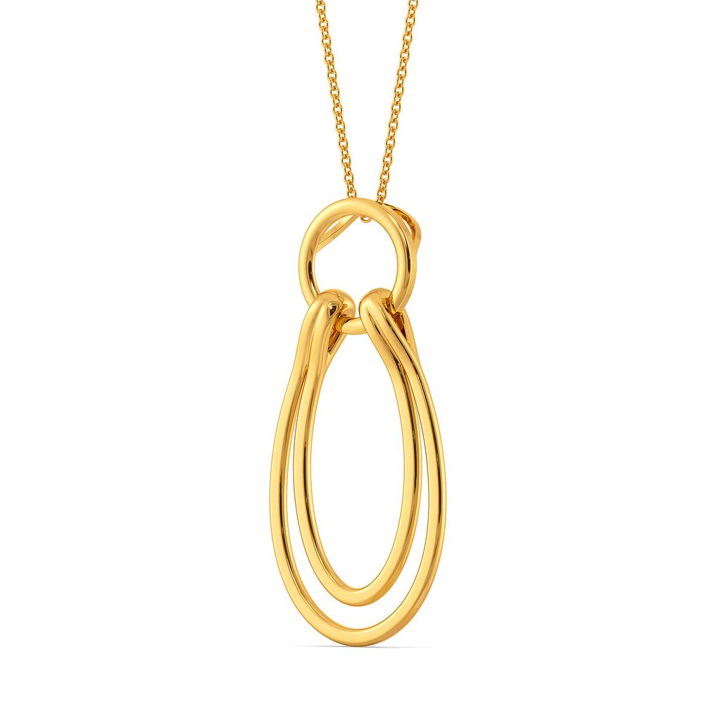 Spacy Evince Gold Pendants
