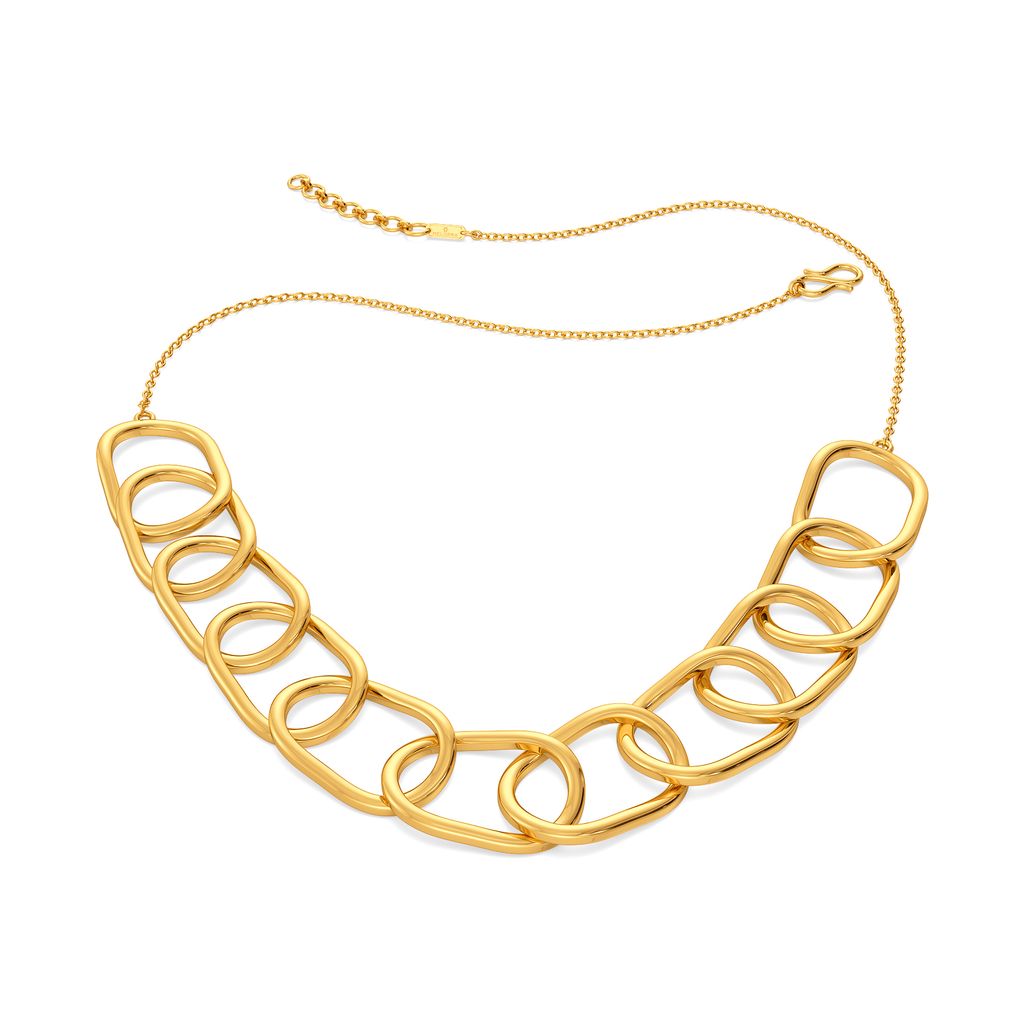 Bold Back Gold Necklaces