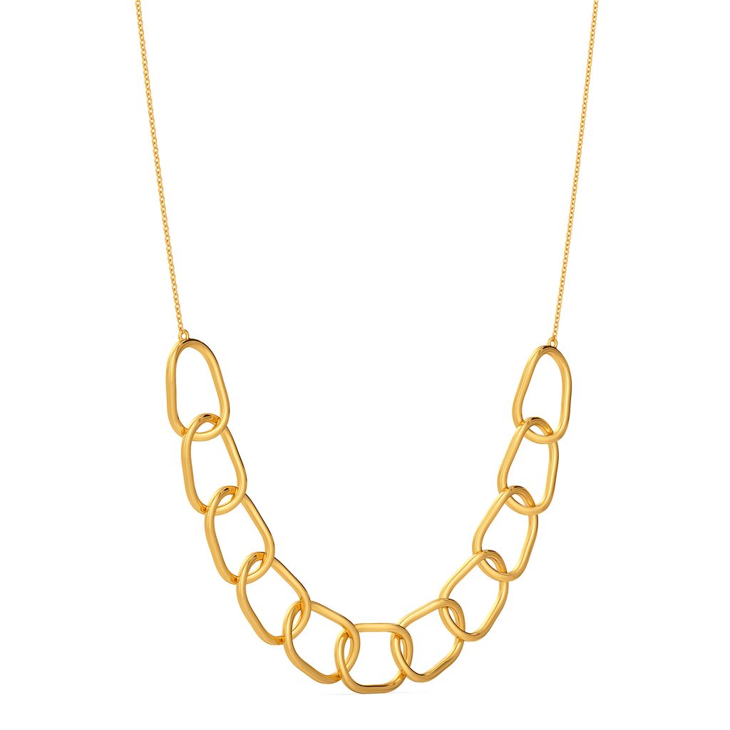 Bold Back Gold Necklaces