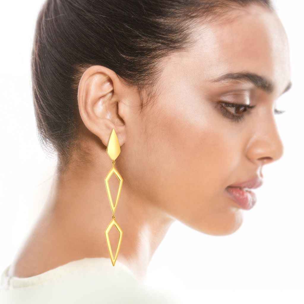 Curves on Fleek Gold Earrings