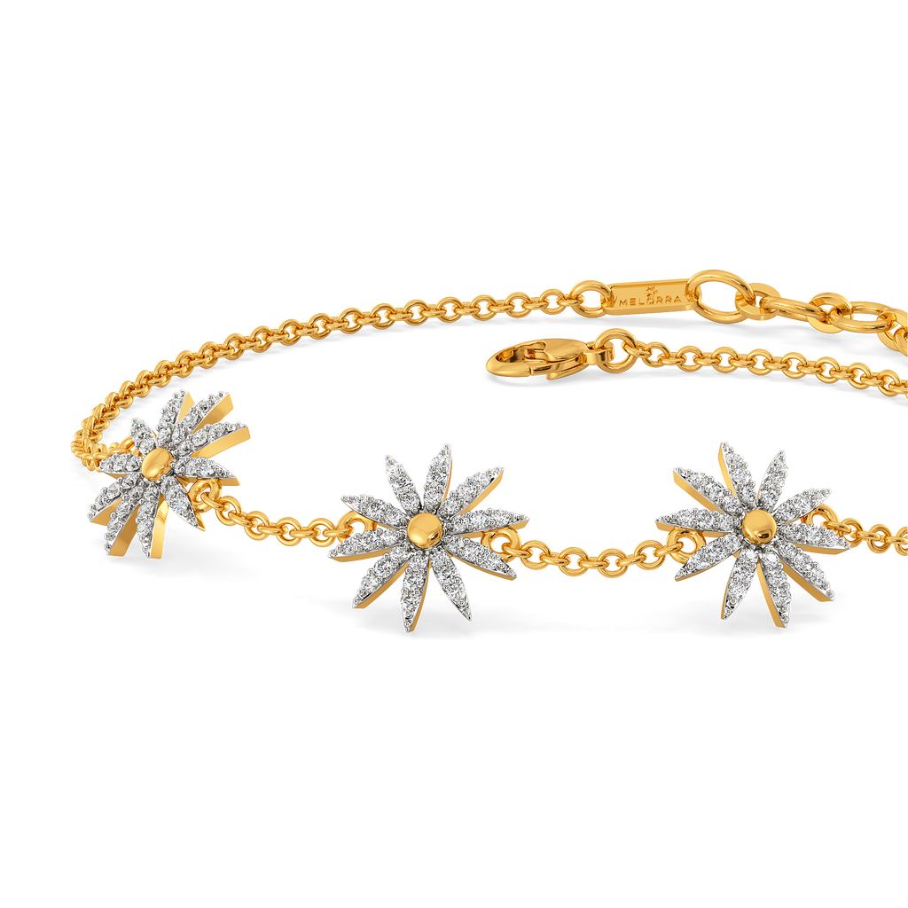Blooming Florals Diamond Bracelets