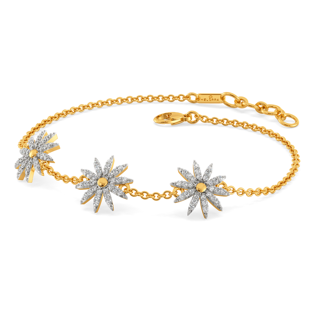 Blooming Florals Diamond Bracelets
