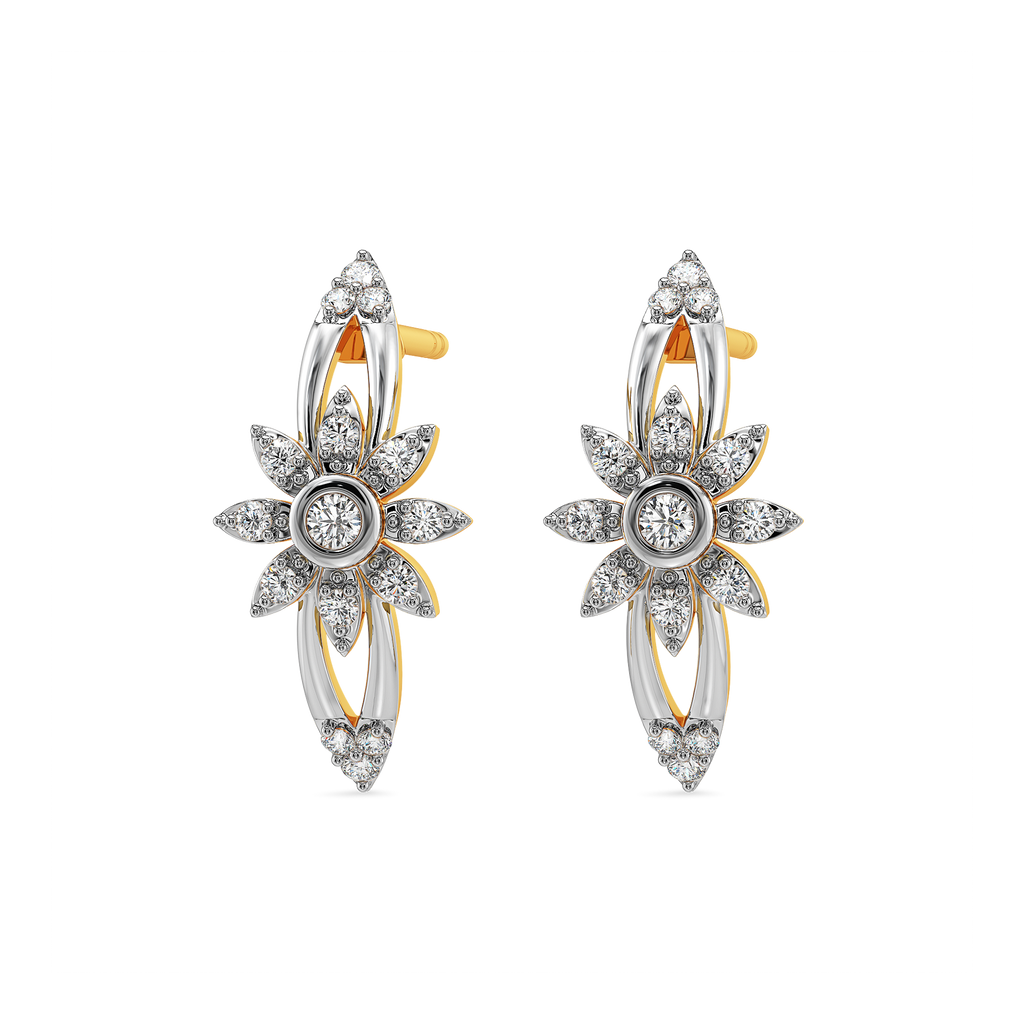 Blooming Florals Diamond Earrings