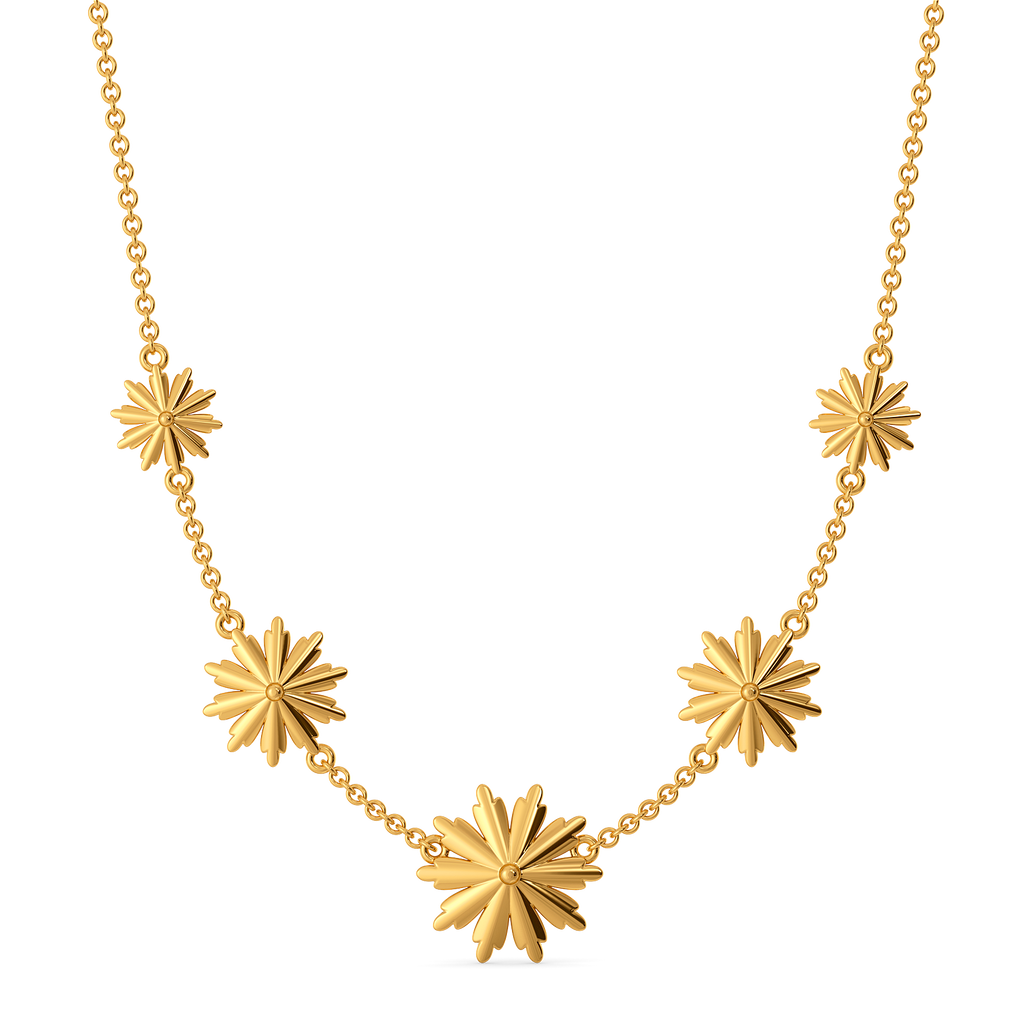 Spring Reverie Gold Necklaces