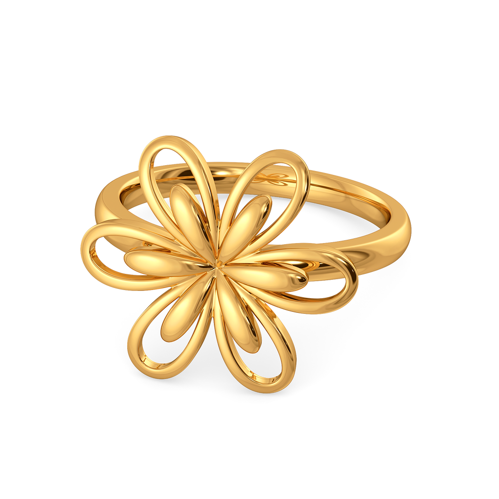 Bloom Spell Gold Rings alternate view 2