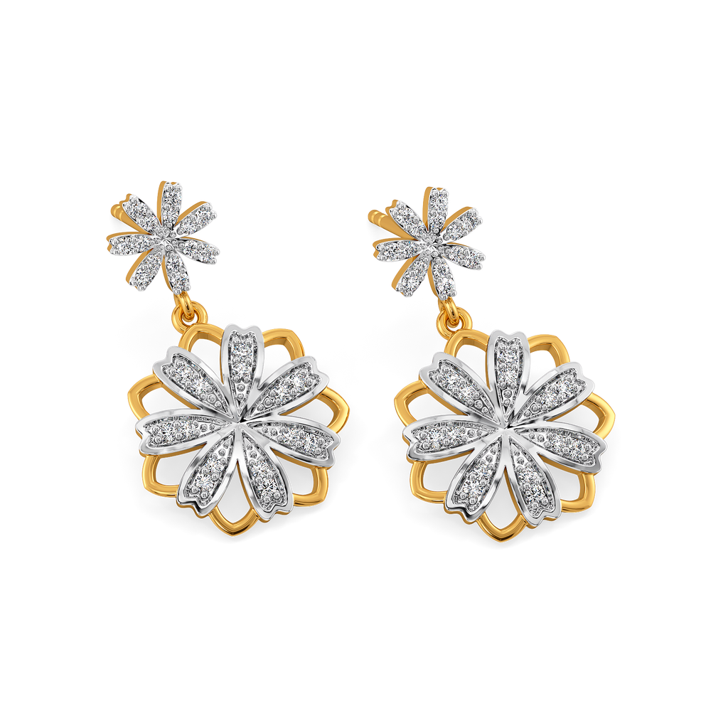 Twilight Garden Diamond Earrings
