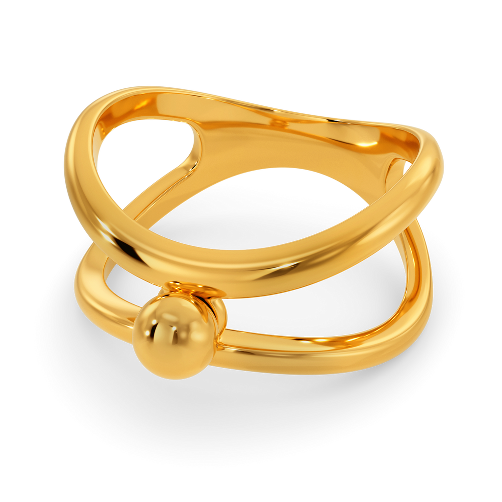 Braid On Fleek Gold Rings alternate view 2
