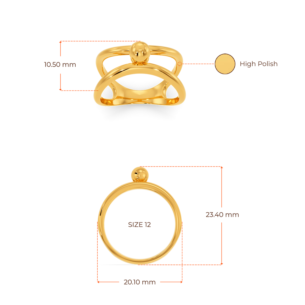 Braid On Fleek Gold Rings image