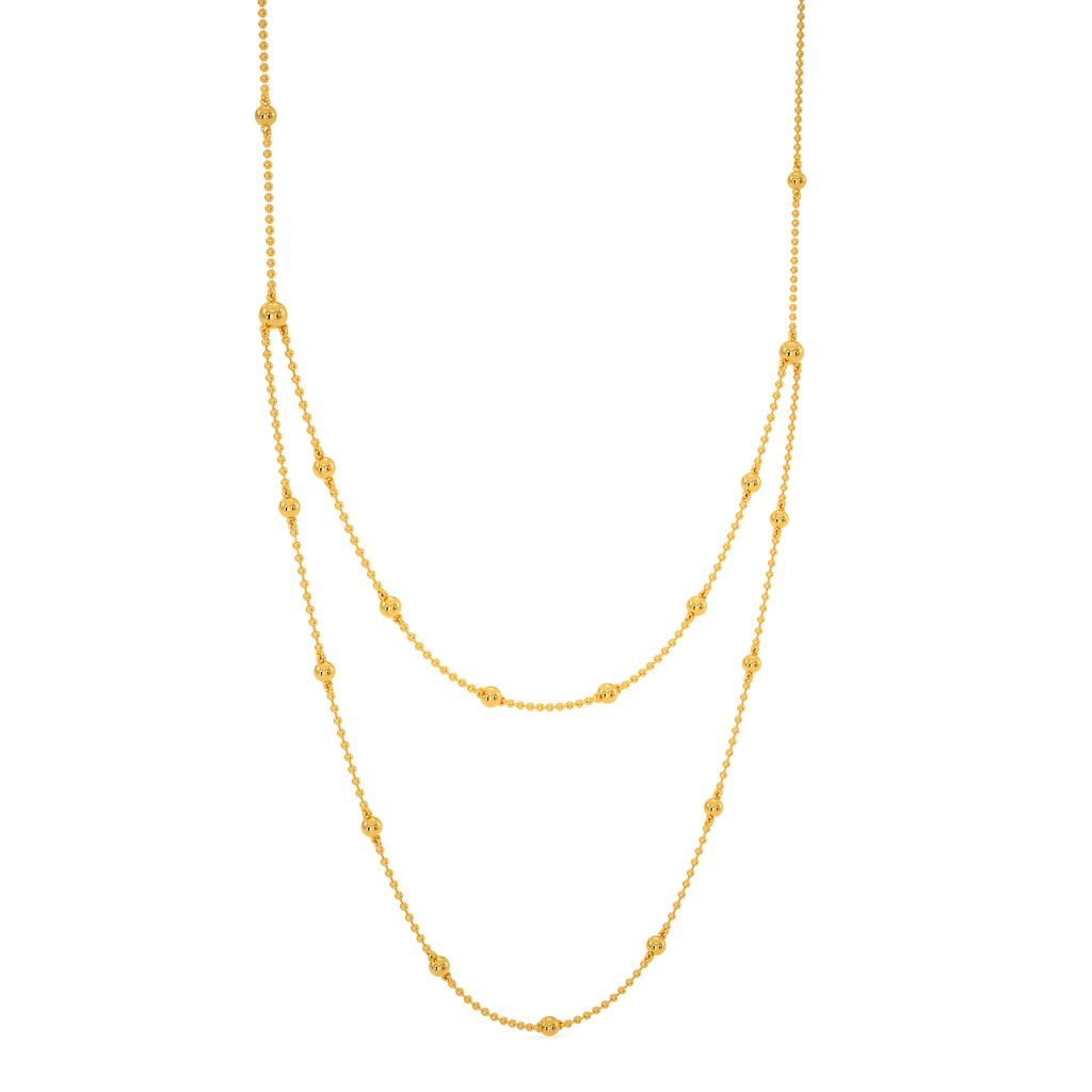 Braid On Fleek Gold Necklaces